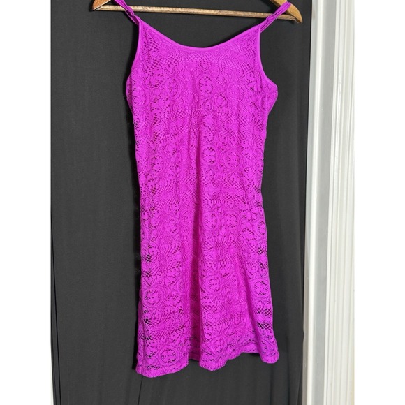 Women's Love Fire purple Lined Dress lace whimsigoth fairy beachy romantic - Picture 6 of 9